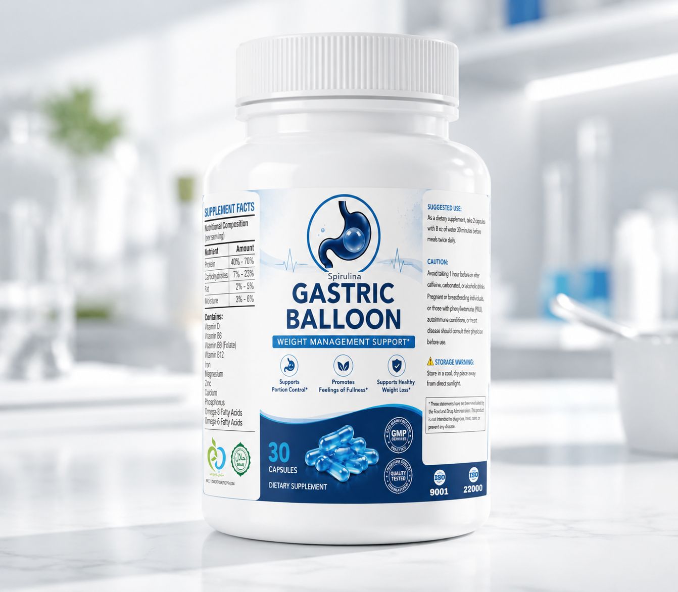 دوره مکمل کاهش وزن (gastric balloon) کاهش وزن 8 تا ۱۲ کیلو در ۳۰ روز
